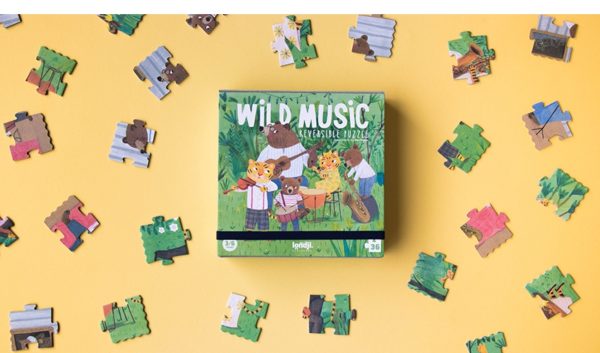 Puzzle Pocket Réversible Wild Music 36 pièces – Image 2