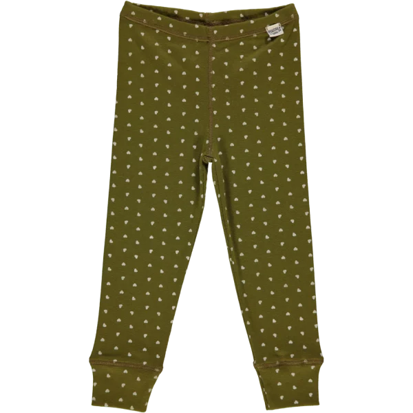 LEGGING BASILI COEURS FIR GREEN POUDRE ORGANIC