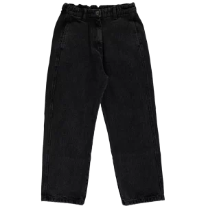 JEAN DENIM NOIR GENTIANE LONG POUDRE ORGANIC