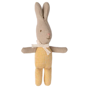 lapin MY carreaux jaunes maileg