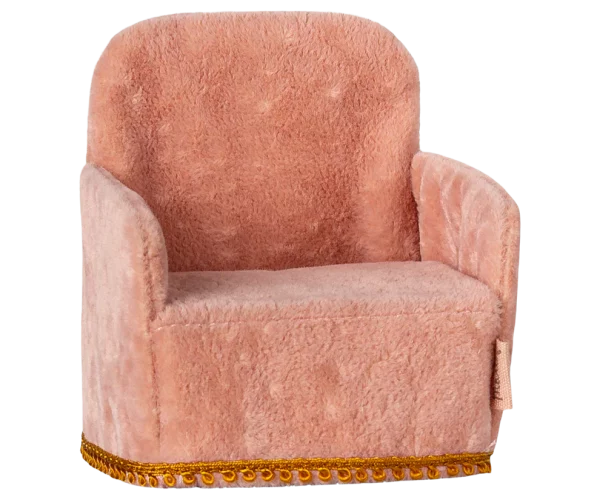 FAUTEUIL ROSE POUR SOURIS MAILEG