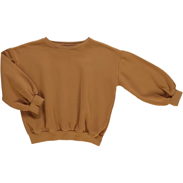 sweat marron brown enfant