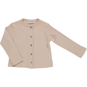 top côtelé beige enfant